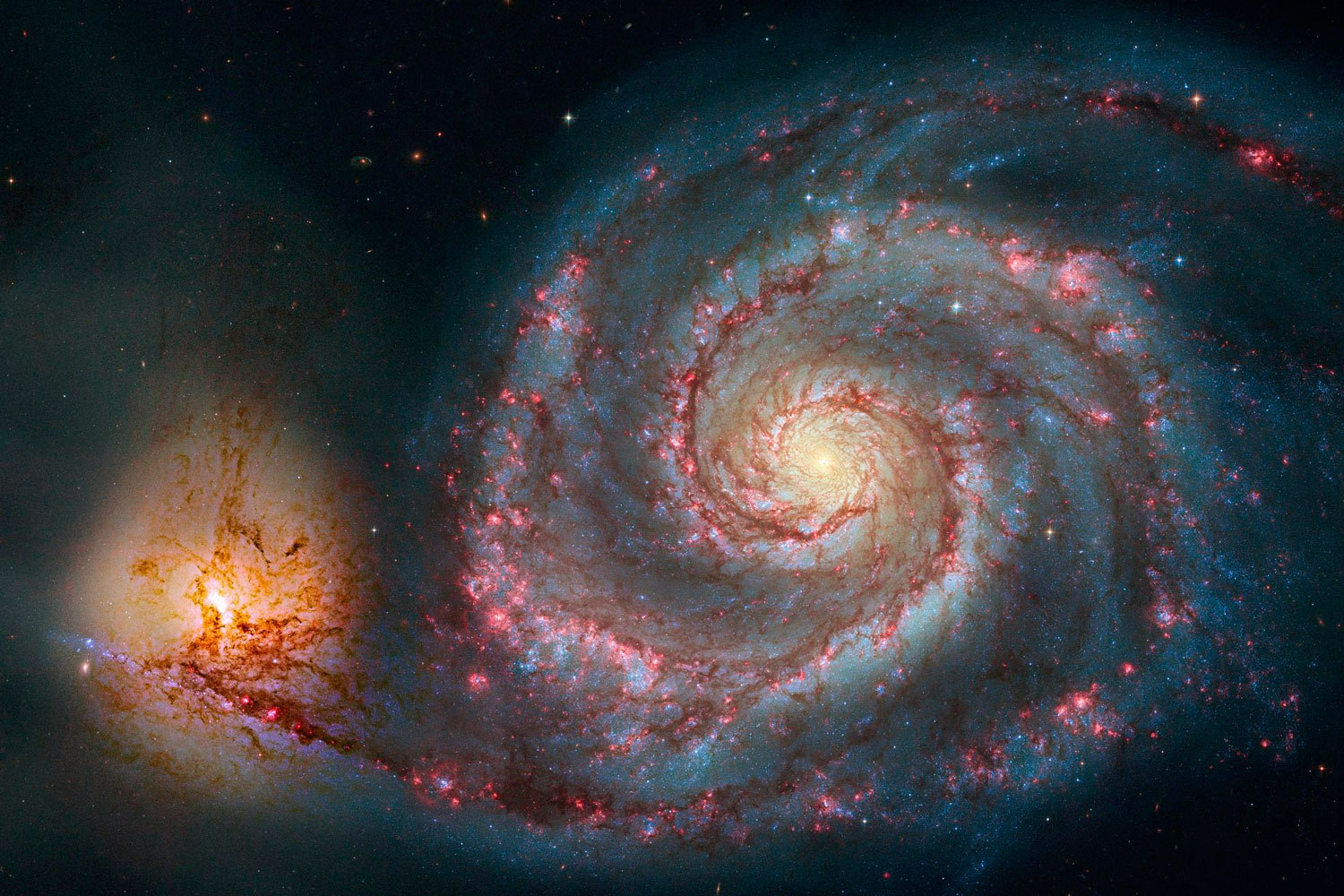 Nuevos datos sobre la Galaxia Remolino M51