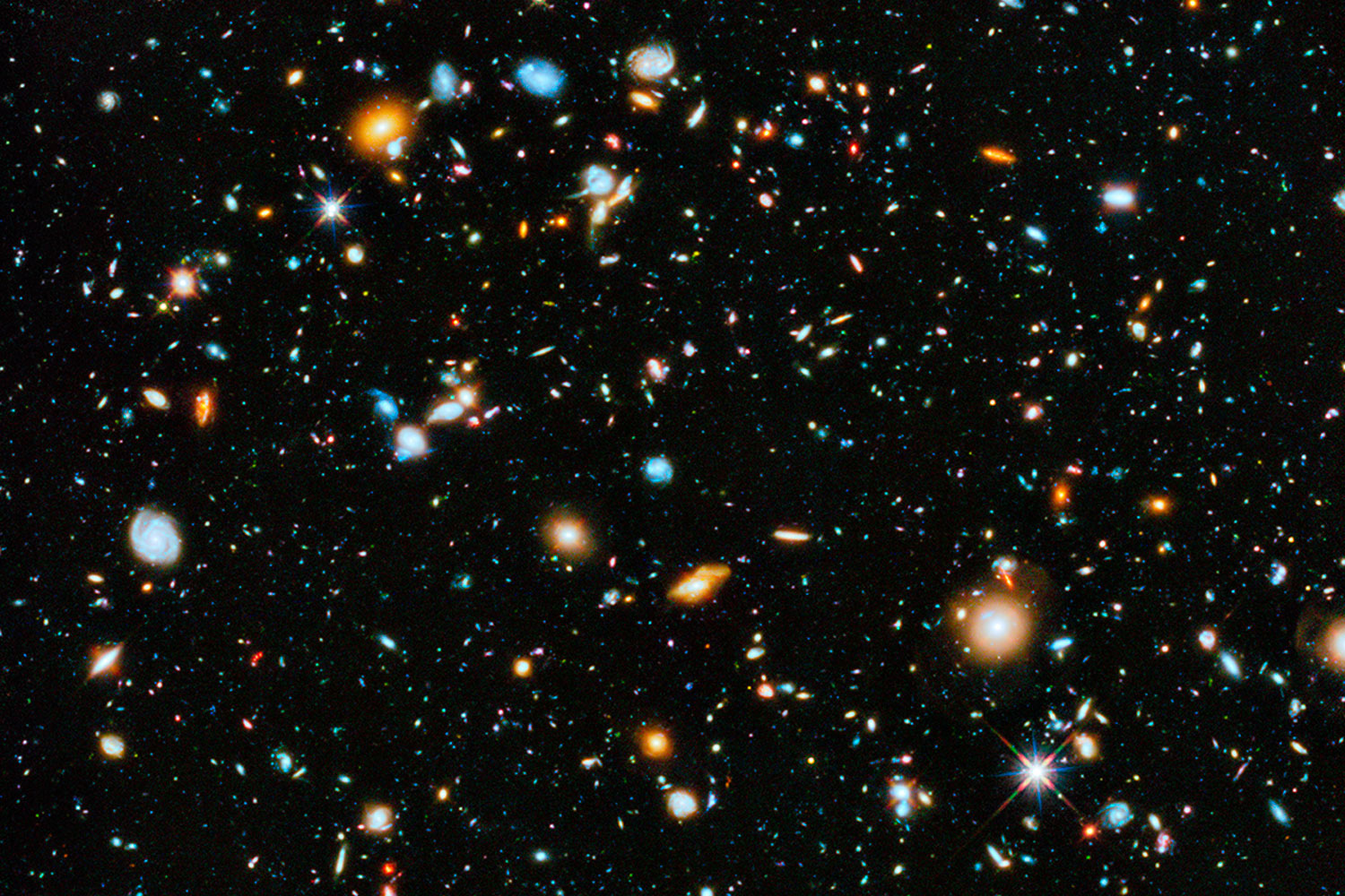 Hubble ofrece la panorámica más completa y colorida del Universo en evolución