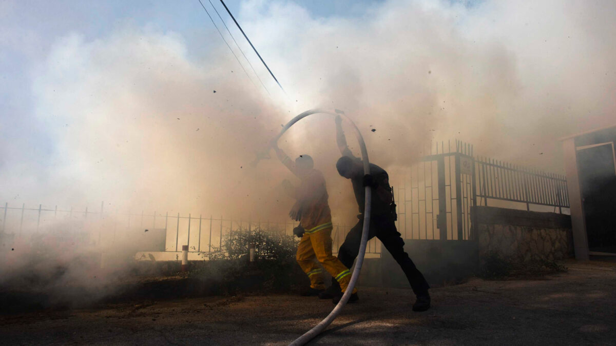 Gran incendio arrasa el suroeste de Jerusalén