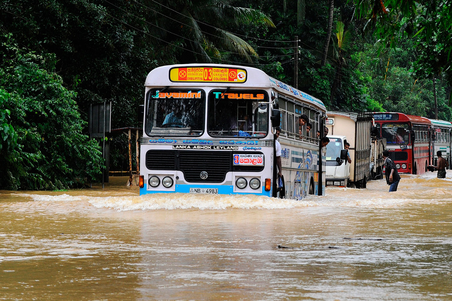 Al menos 21 muertos por monzón en Sri Lanka.