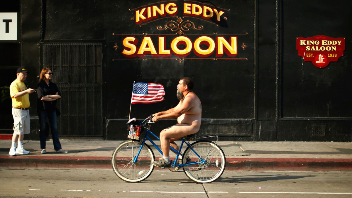 Desnudos en la World Naked Bike Ride