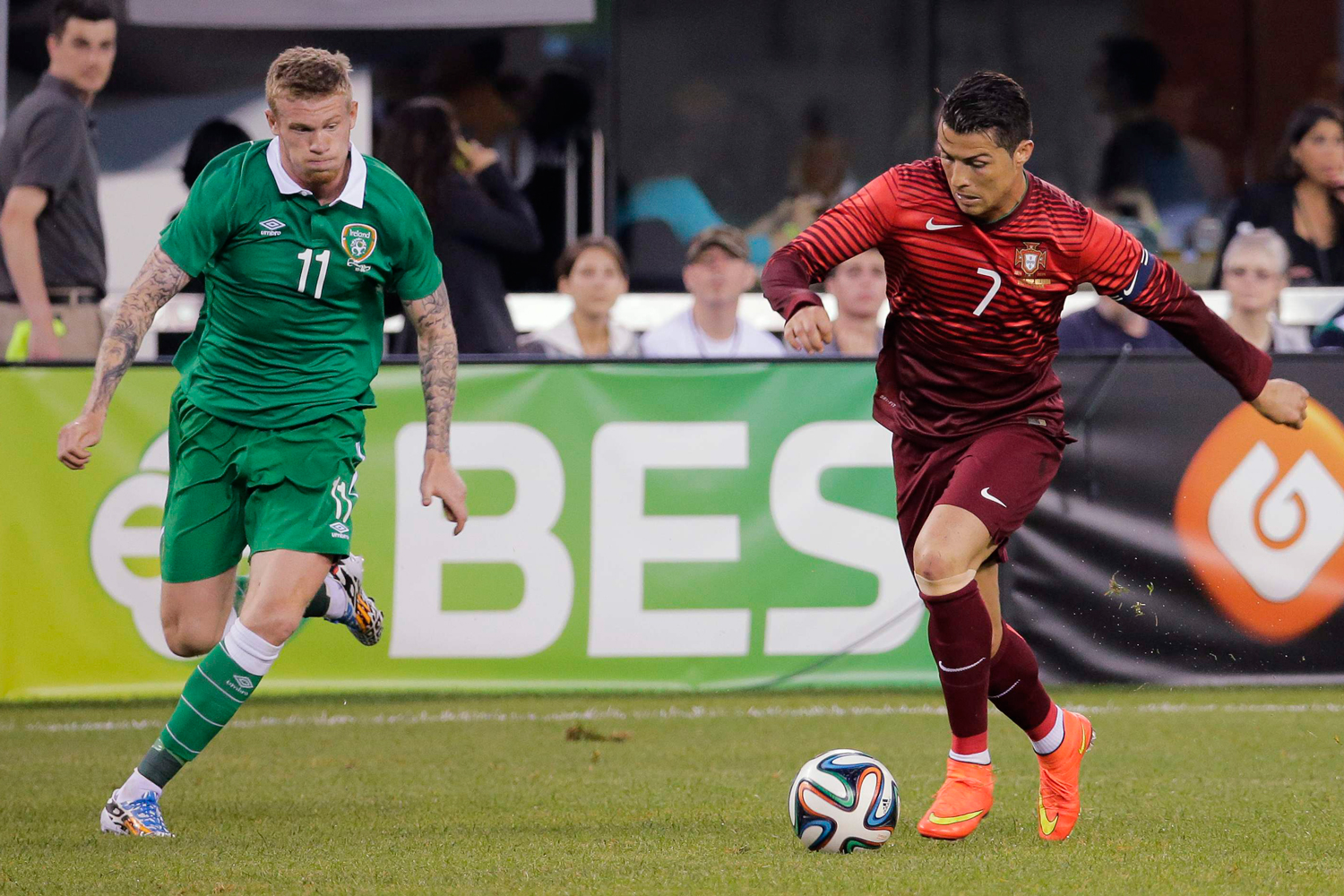Cristiano Ronaldo regresa al césped y Portugal aplasta a Irlanda (5-1) en Nueva Jersey