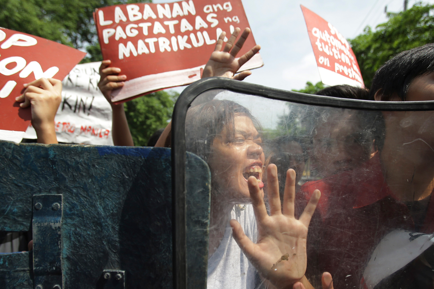 Protestas estudiantiles en Filipinas.