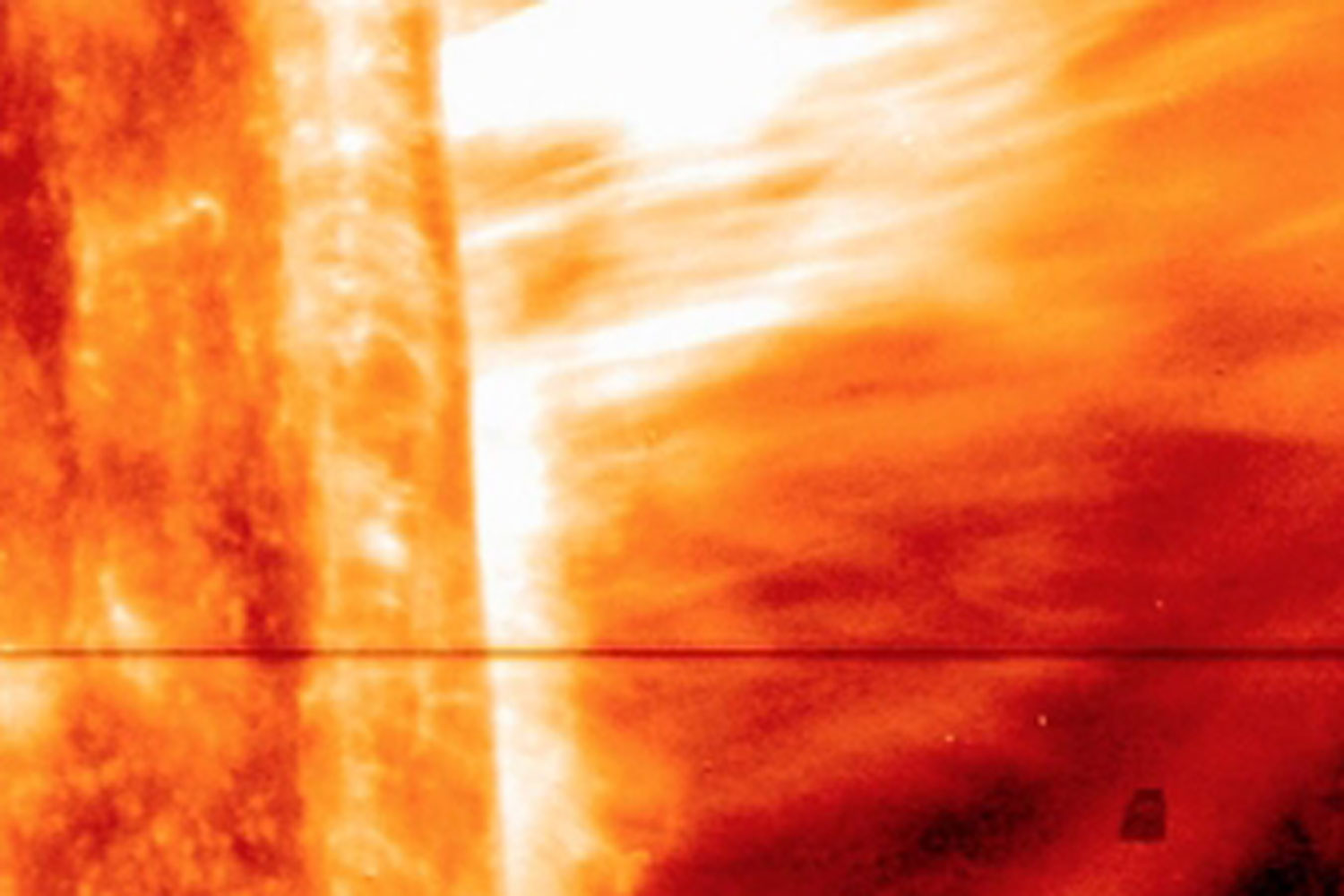 Erupción gigante en la atmósfera solar