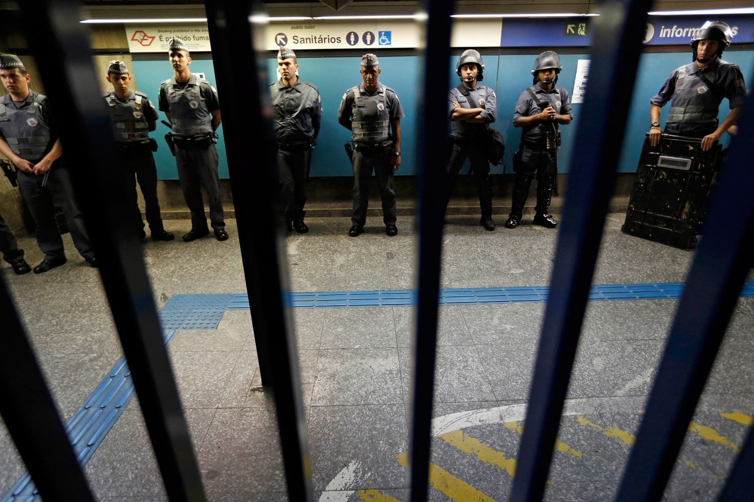 Huelga indefinida de los trabajadores del metro de Sao Paulo