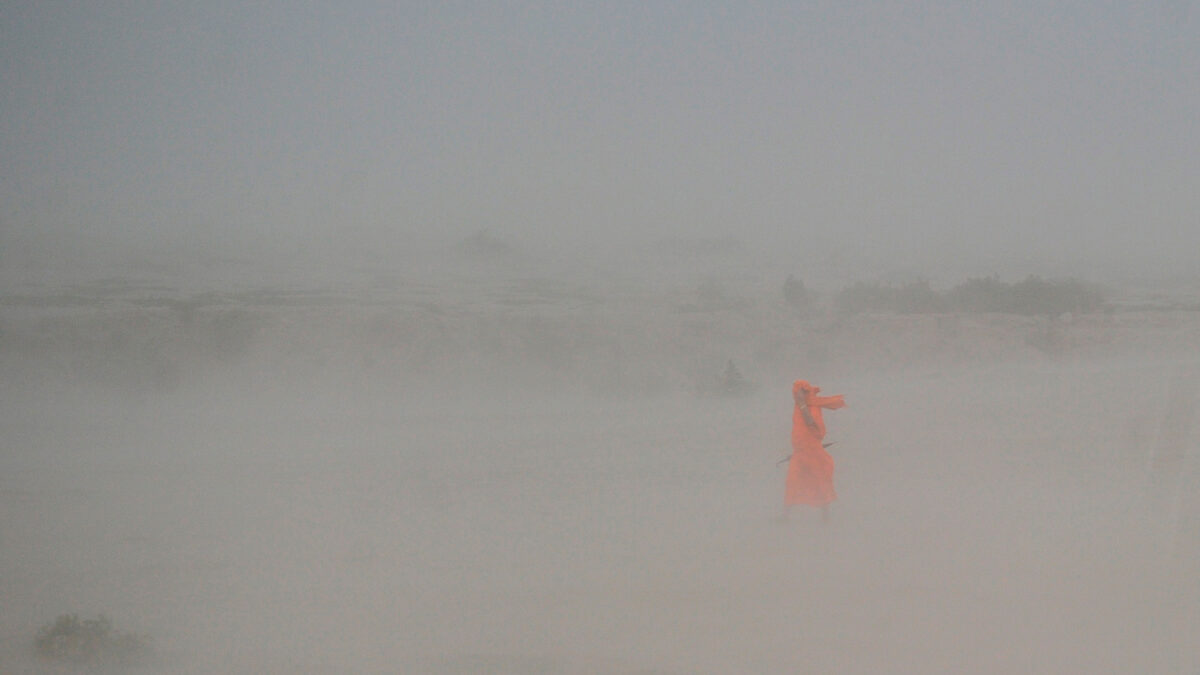 Tormenta de arena en Sangam