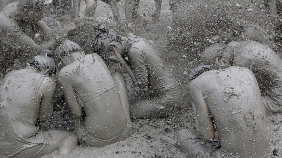 Festival anual de barro en Daecheon Beach