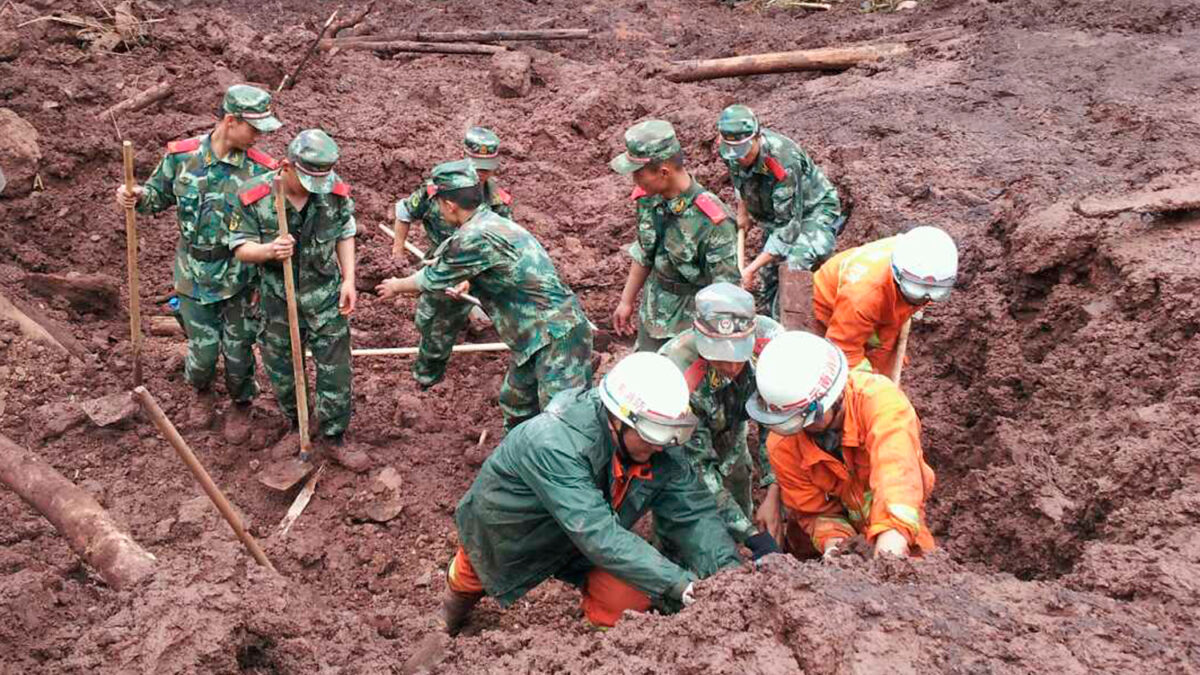 La lluvia en China se lleva la vida de 15 personas