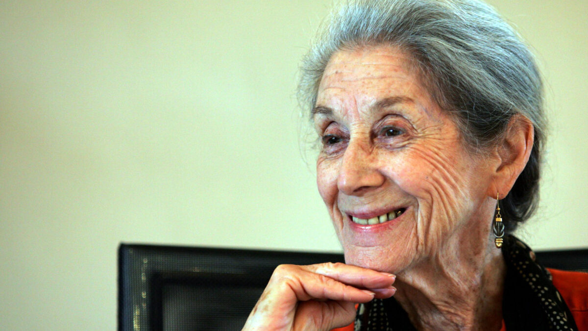 Muere a los 90 años Nadine Gordimer, Nobel de Literatura