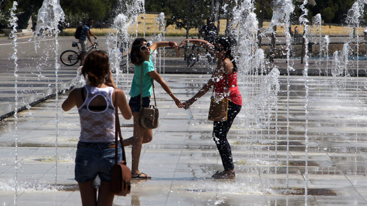 Una ola de calor enciende Grecia