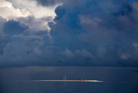 El Océano Pacífico amenaza con tragarse la isla de Kiribati