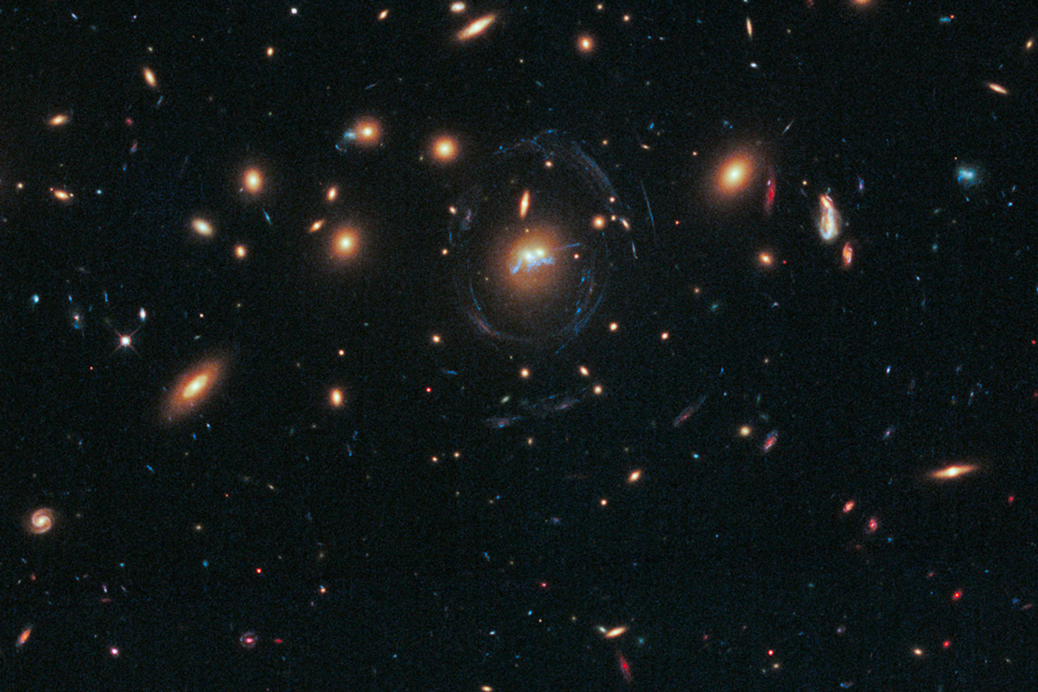 El Hubble capta un 'collar de perlas' que arrojará luz sobre las formaciones estelares