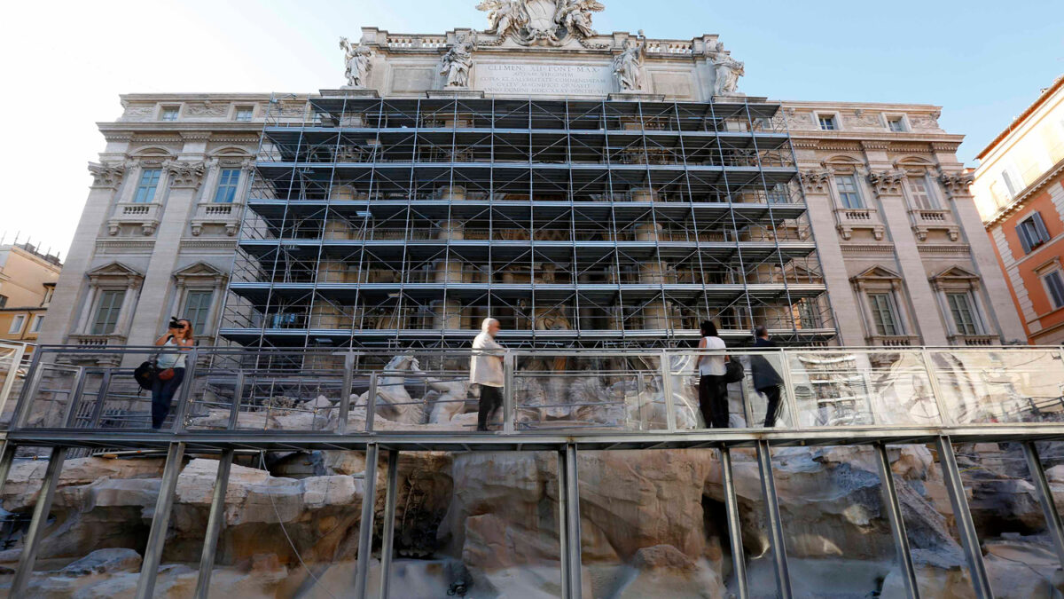 La Fontani de Trevi será restaurada en los próximos 16 meses