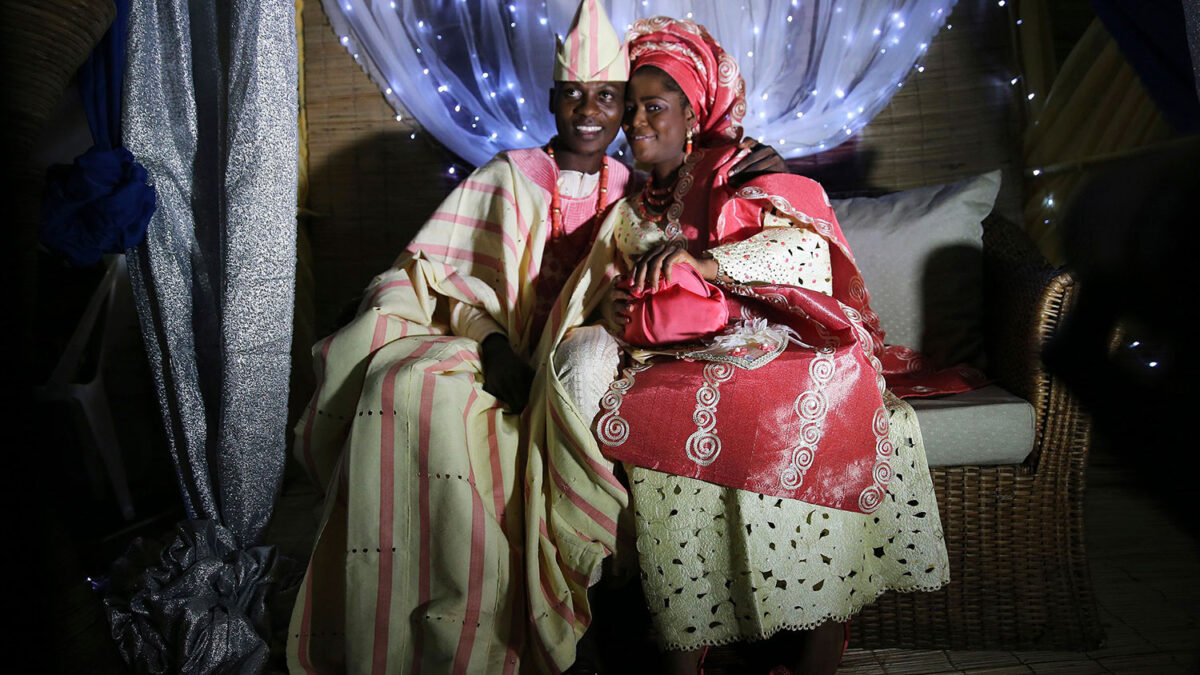 Así es una boda tradicional nigeriana.