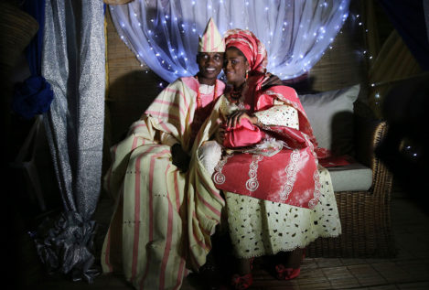 Así es una boda tradicional nigeriana.