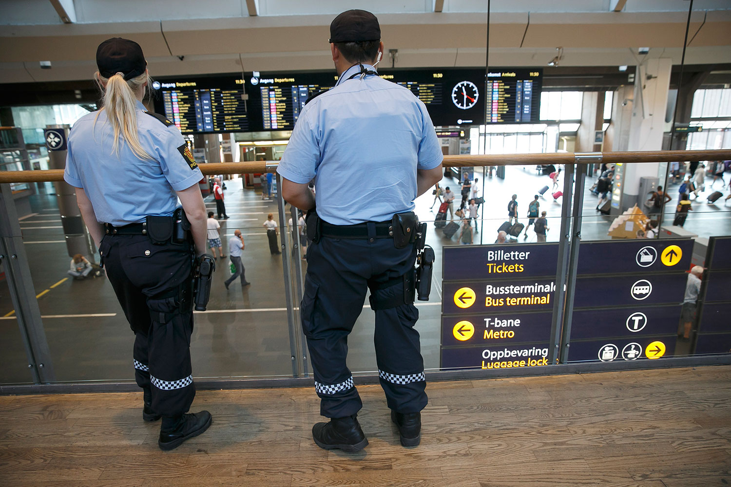 Noruega cierra el tráfico aéreo de Berger y eleva durante días el nivel de alerta terrorista