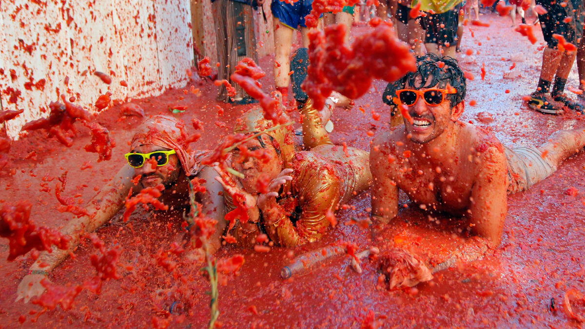 Así ha sido la «batalla del tomate»