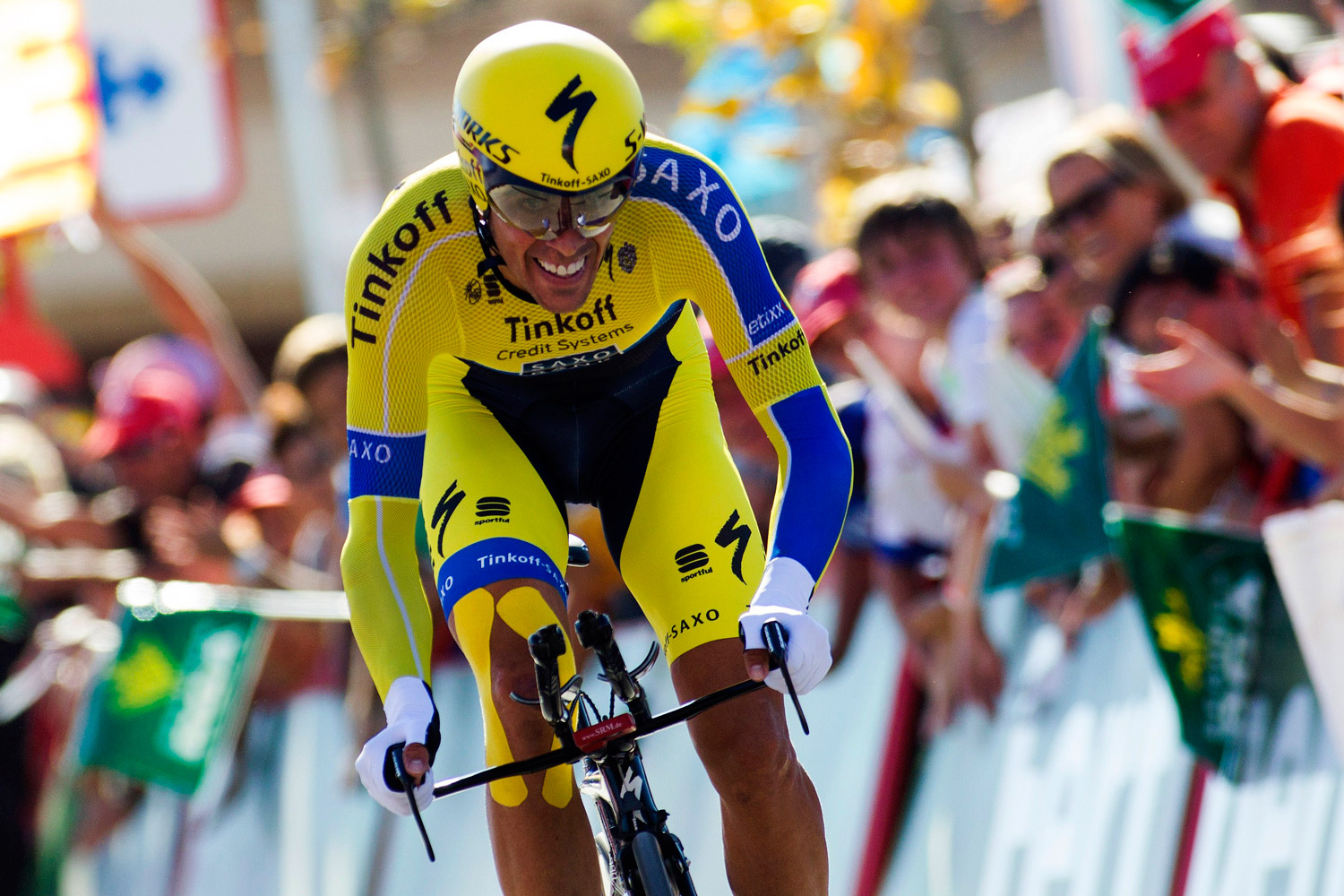 Contador se pone líder de la Vuelta en la contrarreloj de Borja