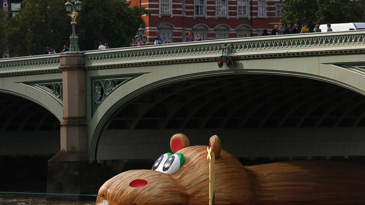 HippopoThames, la nueva mascota de los londinenses.