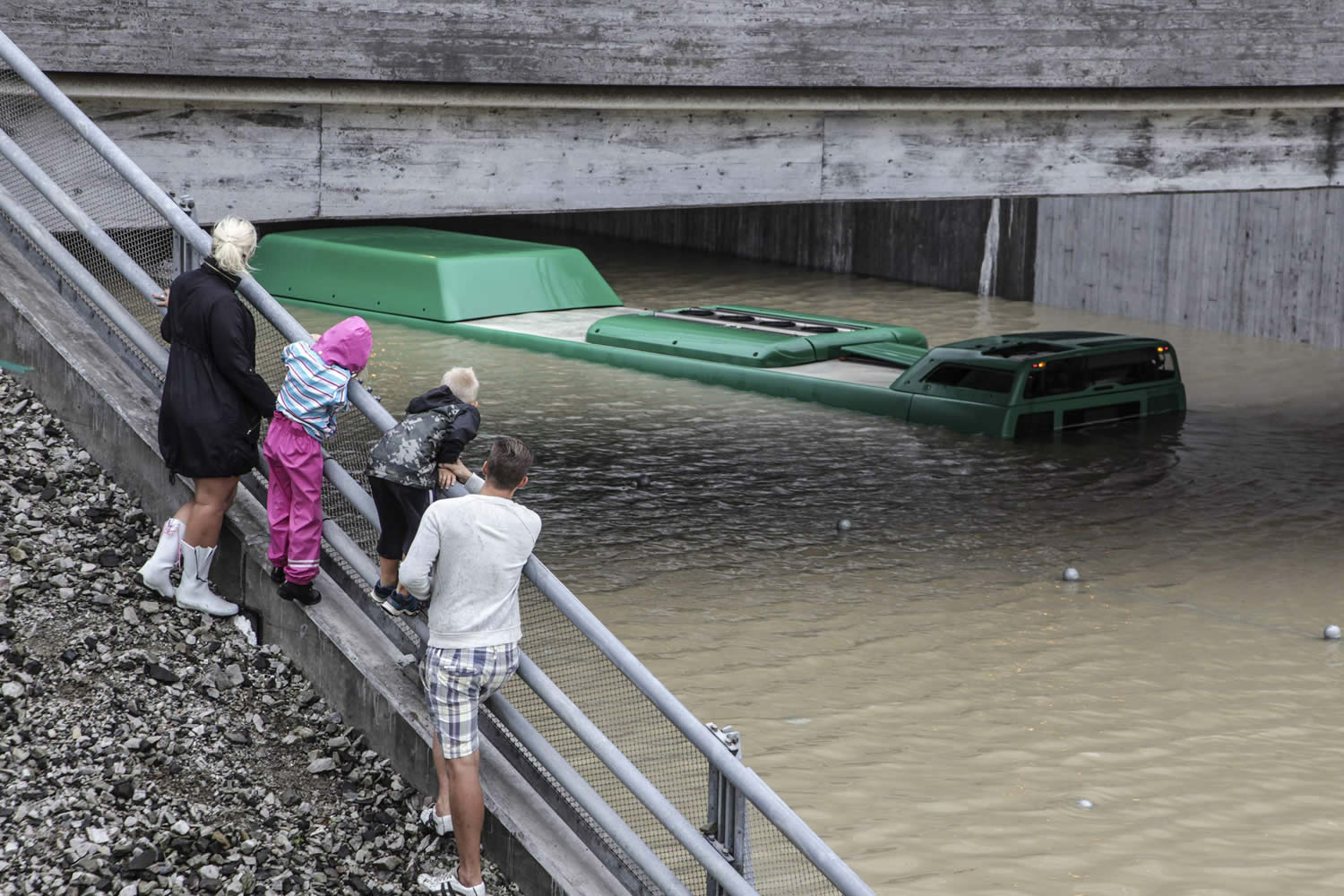 Inundaciones bloquean tráfico en Suecia y Dinamarca