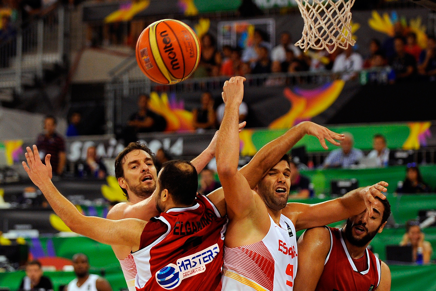 España gana el segundo partido del Mundial de Baloncesto.