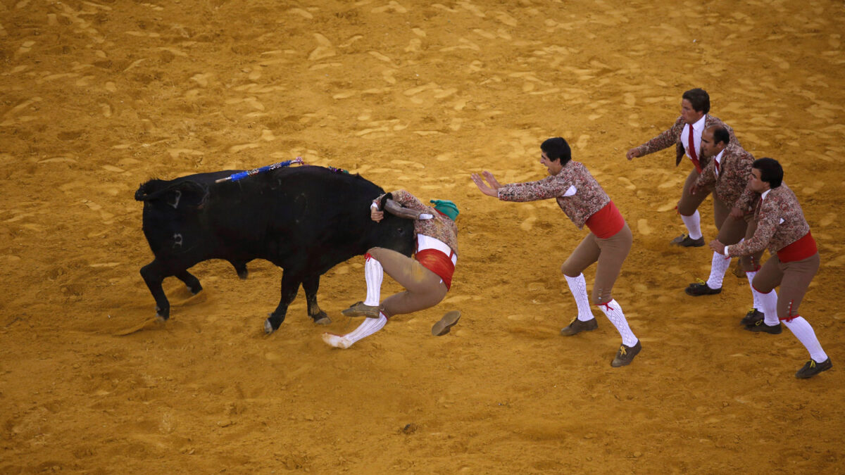 Los ‘Forcados Amadores’ torean en Portugal