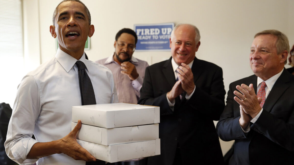 Obama, el repartidor de donas más deseado