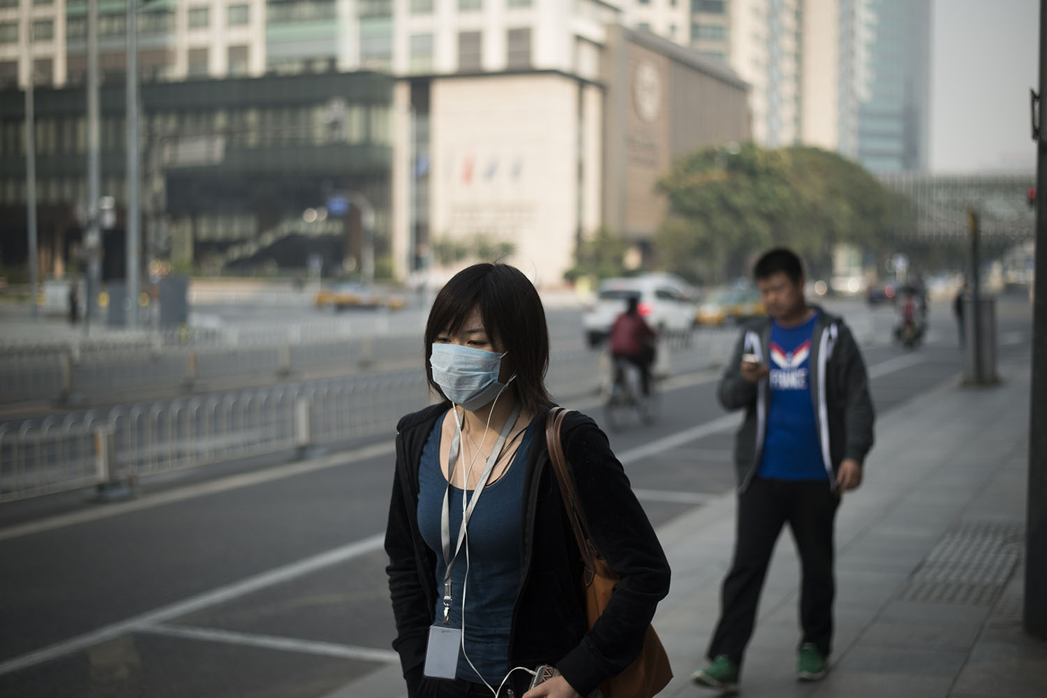 Pekín está en alerta amarilla por contaminación