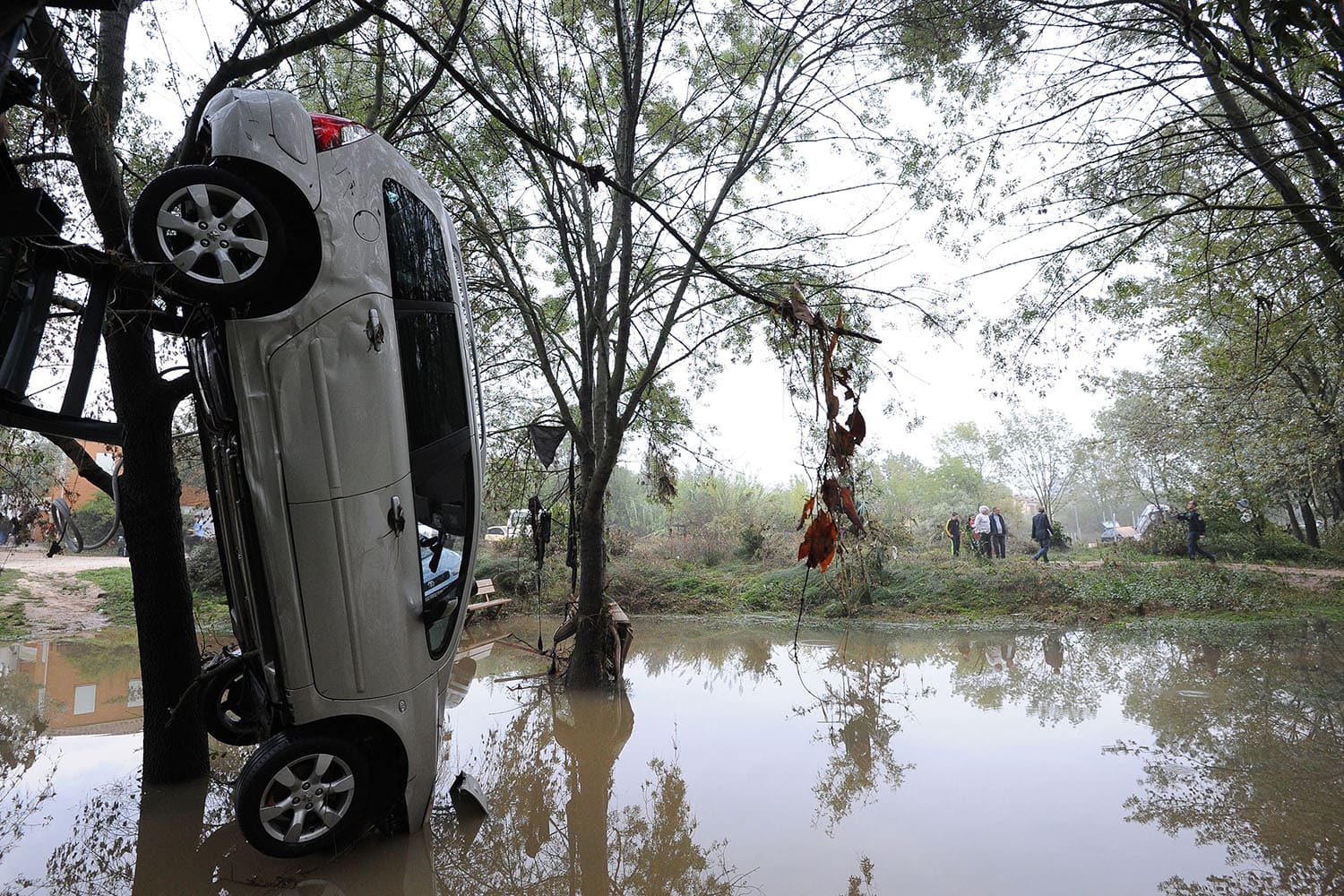 Decenas de evacuados en la ciudad francesa de Montpellier por inundaciones