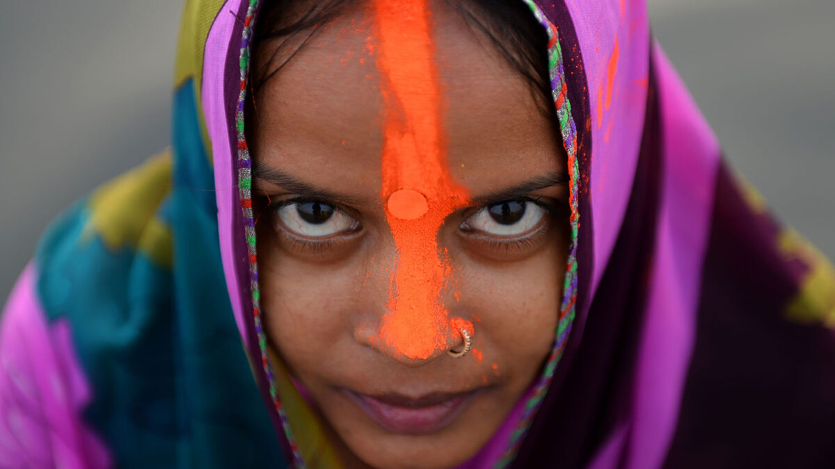 Festival Chhat en la India.