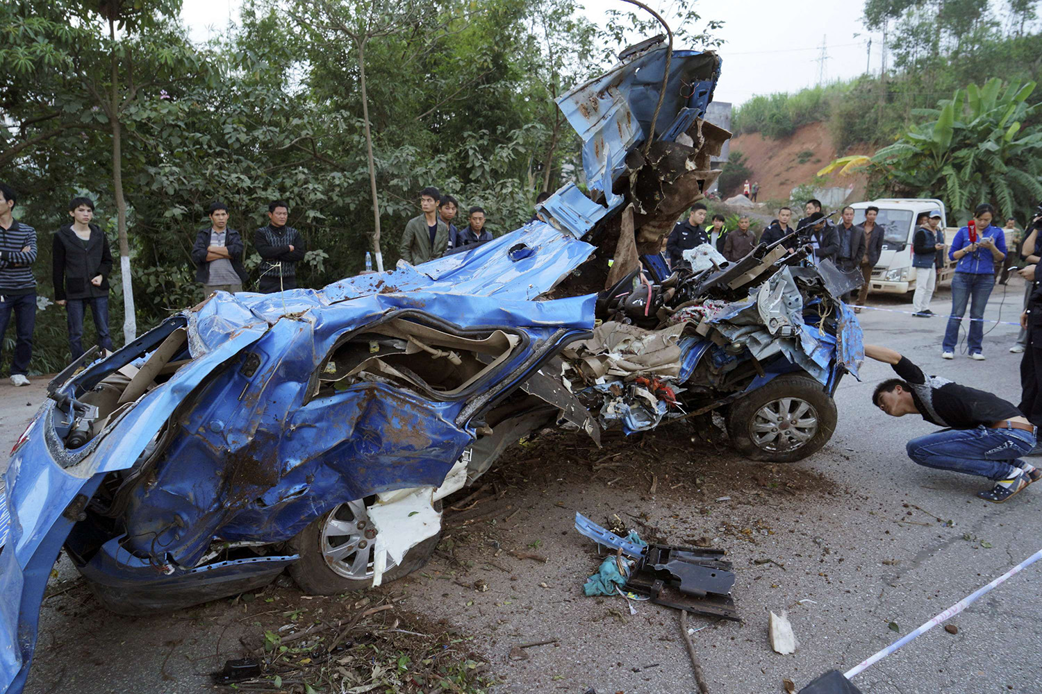 Ocho personas fallecen en un accidente de tráfico en China