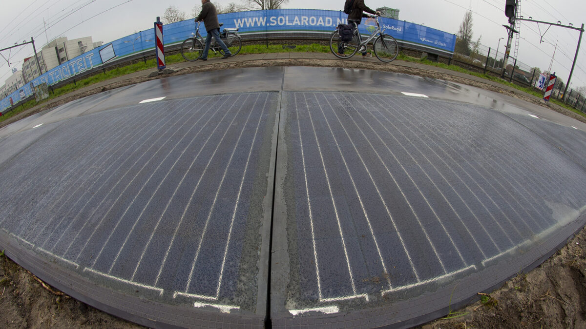 La primera calle solar ¡En Holanda!