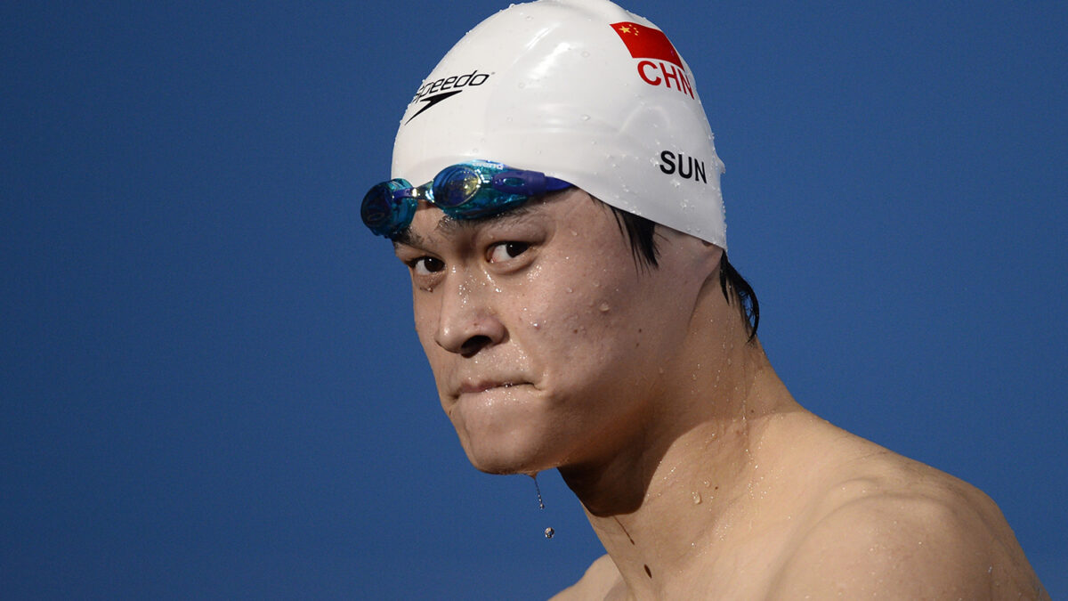 El nadador Sun Yang dio positivo en un control de drogas