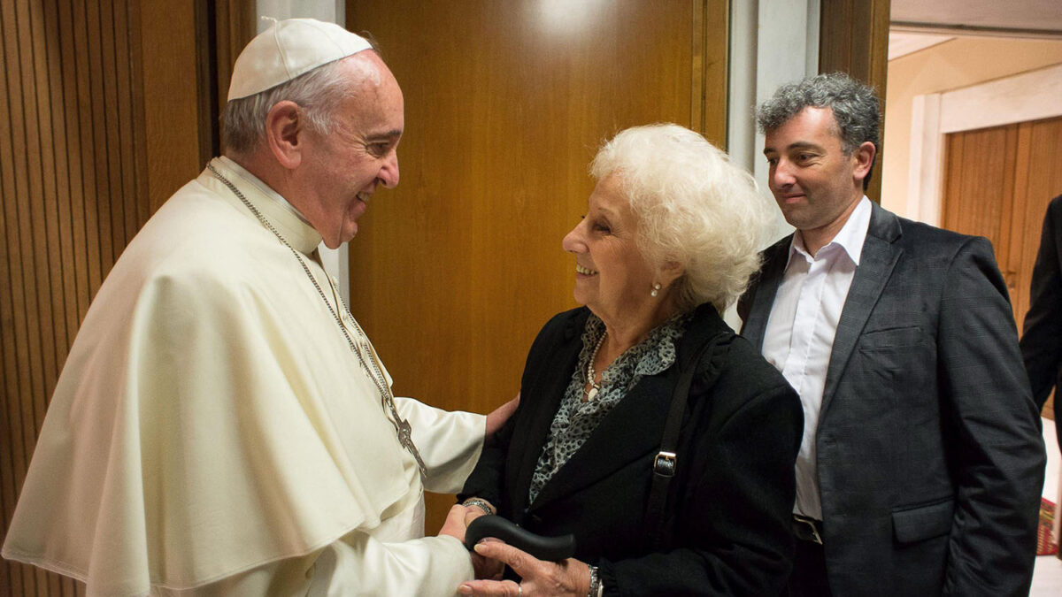 El Papa ha recibido a la presidenta de las Abuelas de Plaza de Mayo