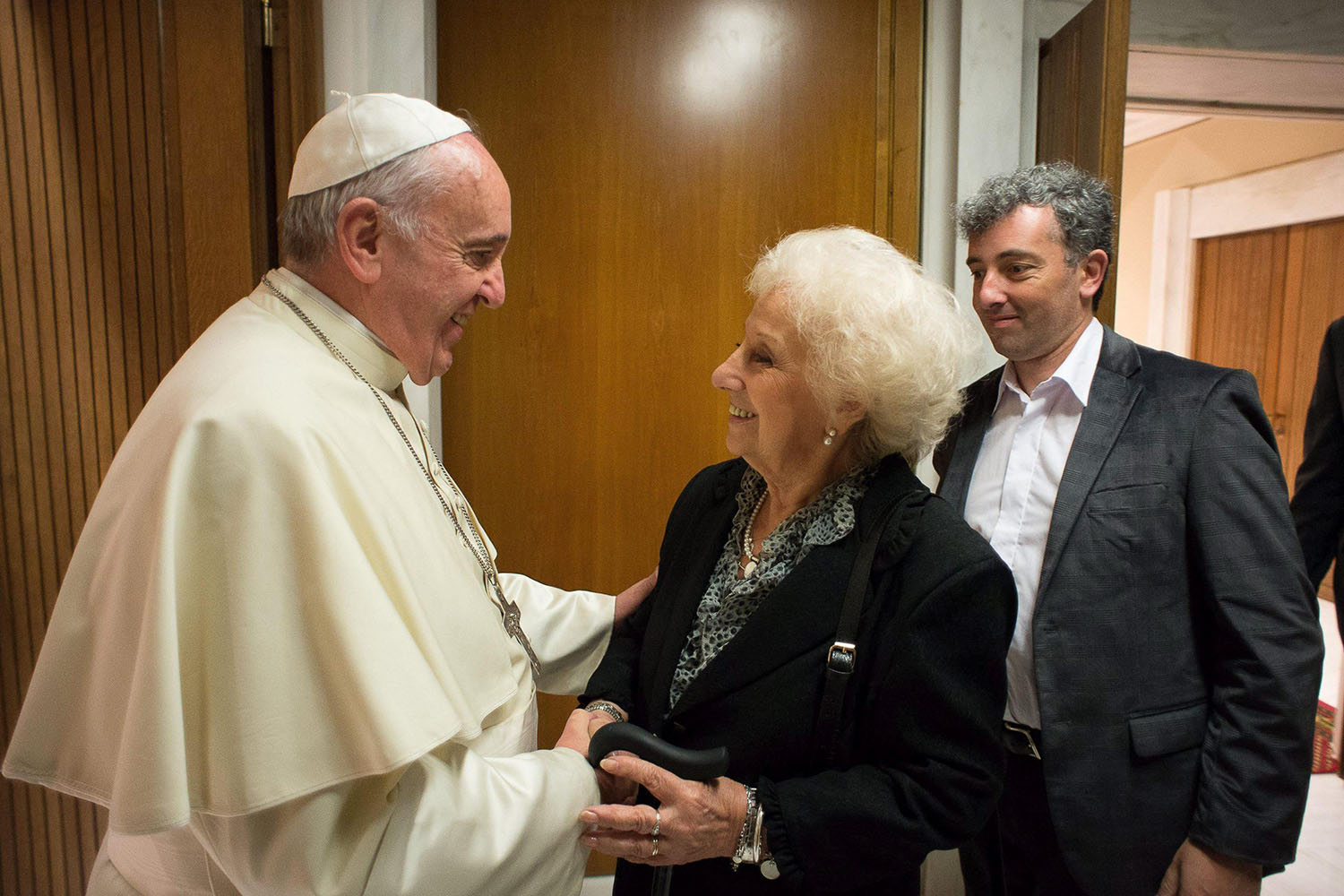 El Papa ha recibido a la presidenta de las Abuelas de Plaza de Mayo