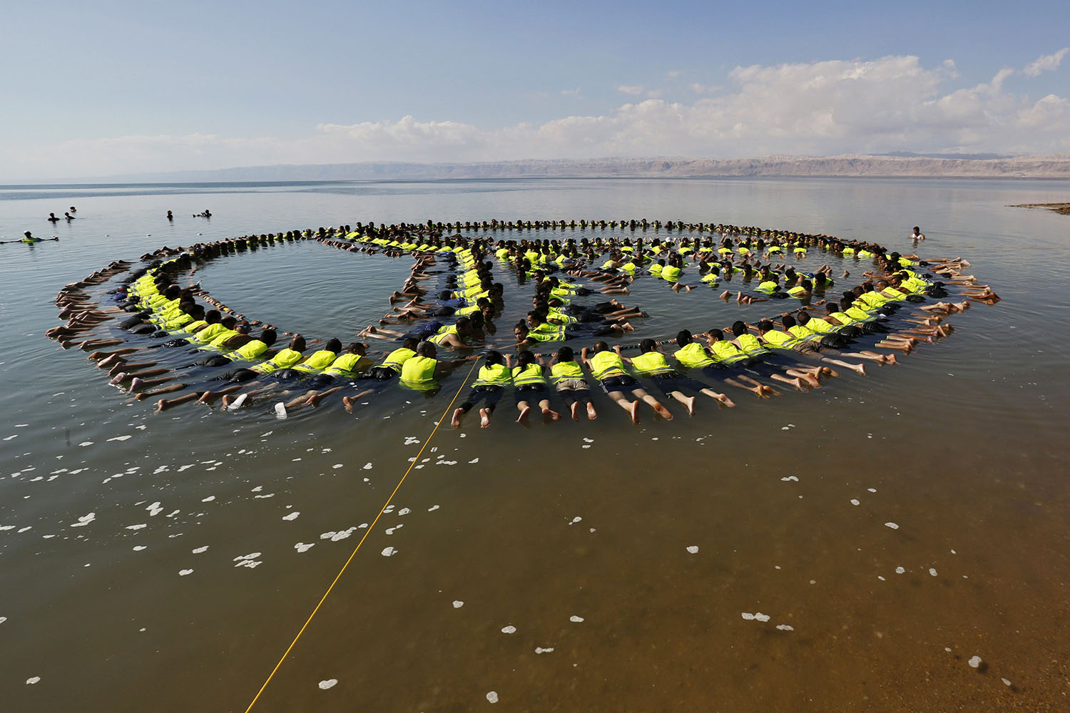 Guiness Mundial de la imagen más grande del Mar Muerto