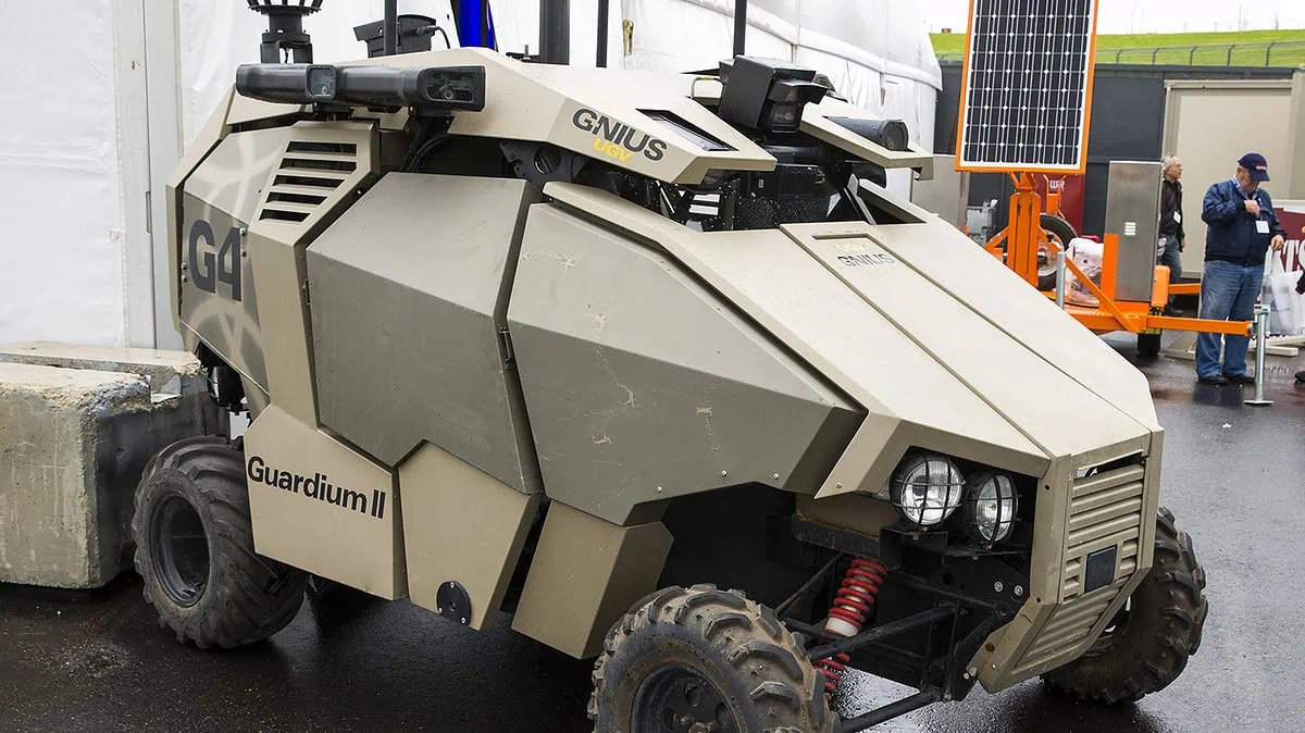 El Guardium II es un vehículo terrestre no tripulado