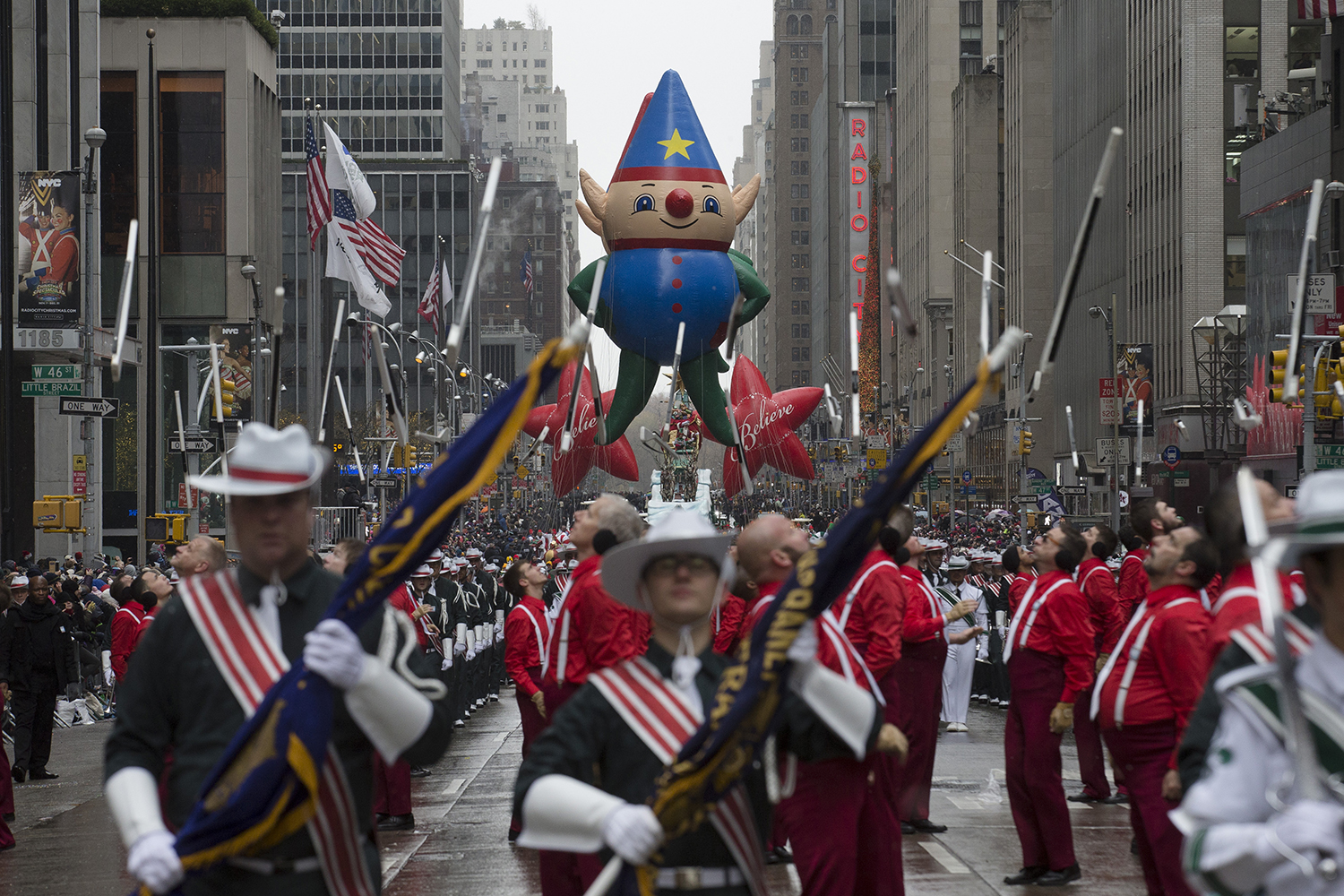 El Desfile de Macys en el Dia de Accion de Gracias