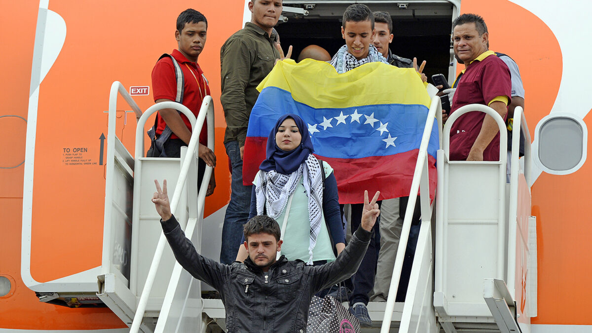 Un grupo de 119 palestinos han llegado a Venezuela para estudiar medicina