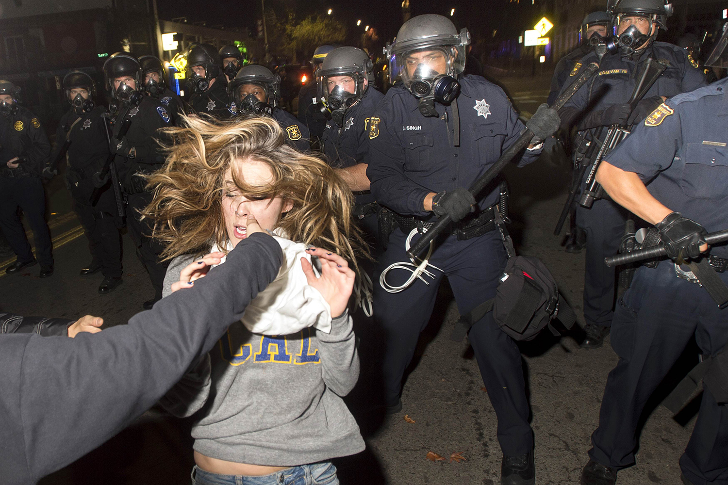 Cuarta jornada de protestas en Berkeley
