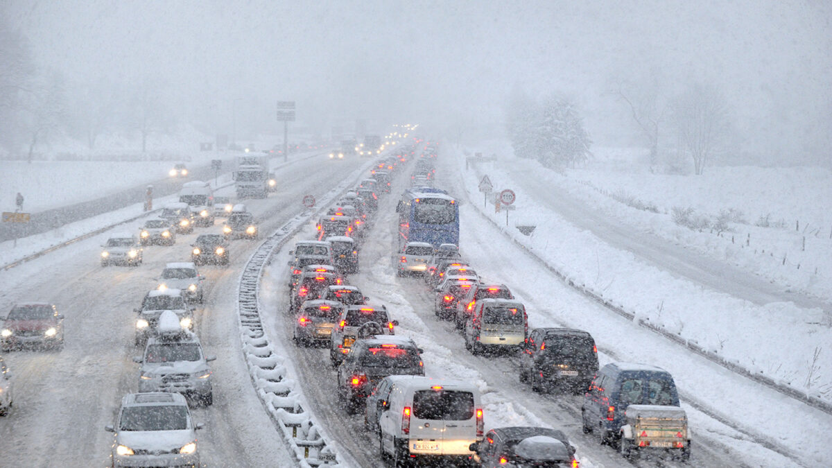 Atascados en la nieve