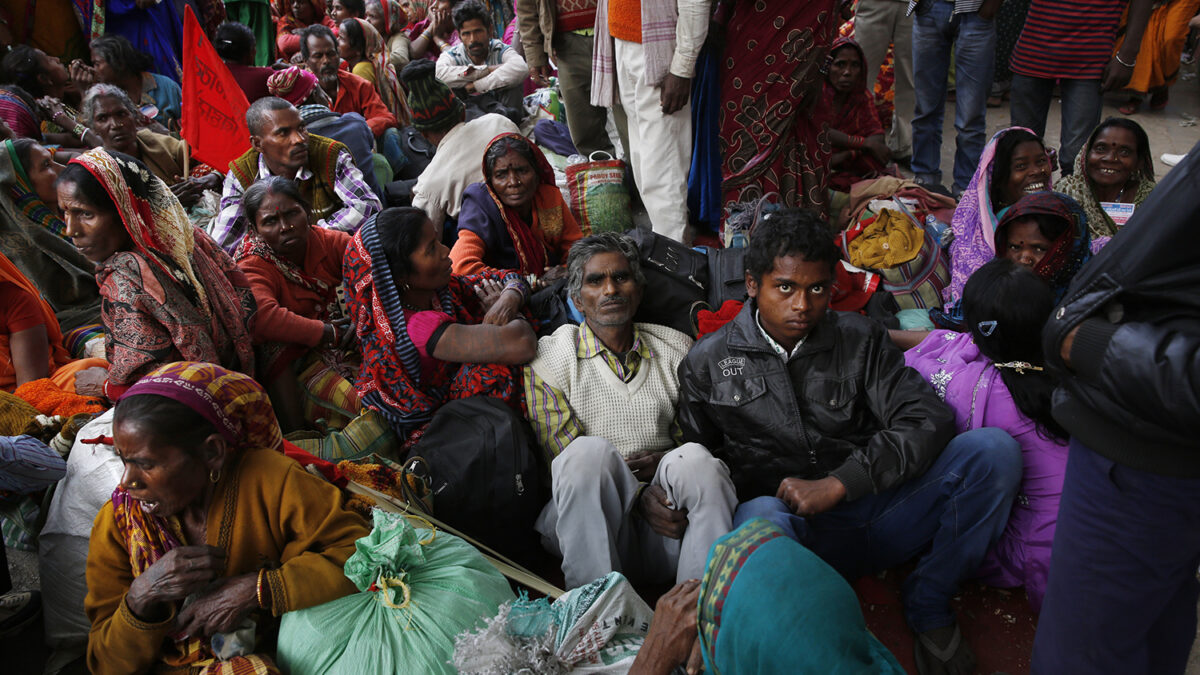 Piden mejoras en sus derechos en Nueva Delhi