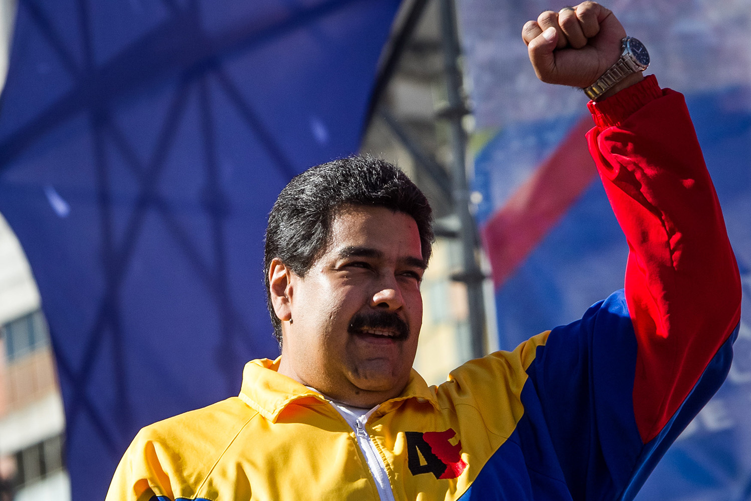 Nicolas Maduro celebra la liberacion de los agentes