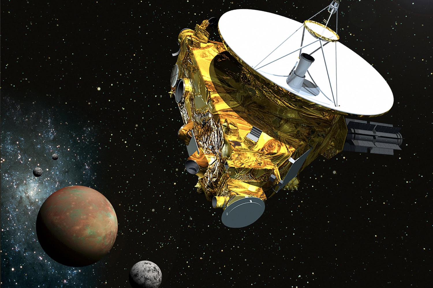 La nave espacial New Horizons se acerca a Plutón