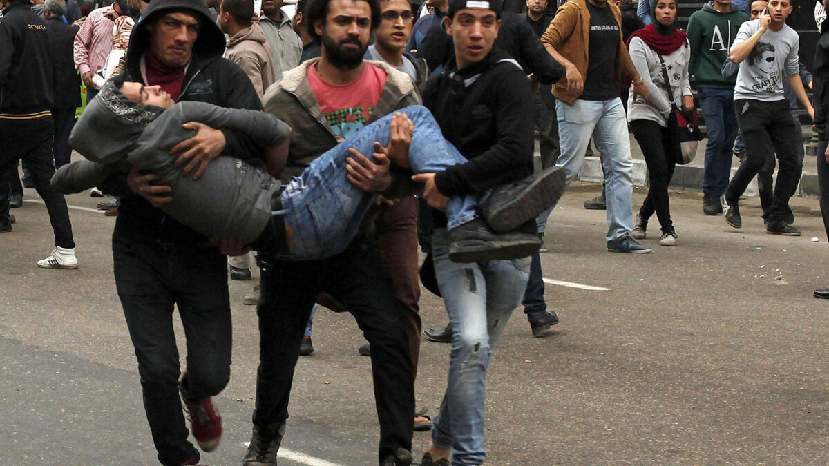 Violento aniversario de la primavera árabe