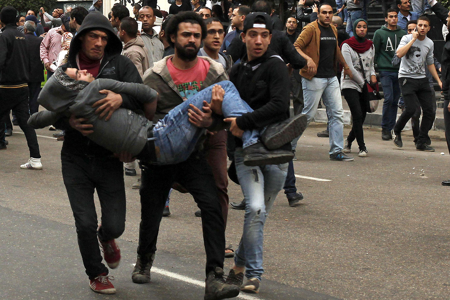 Violento aniversario de la primavera árabe