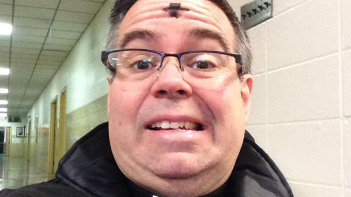 Celebran con selfies el miércoles de ceniza