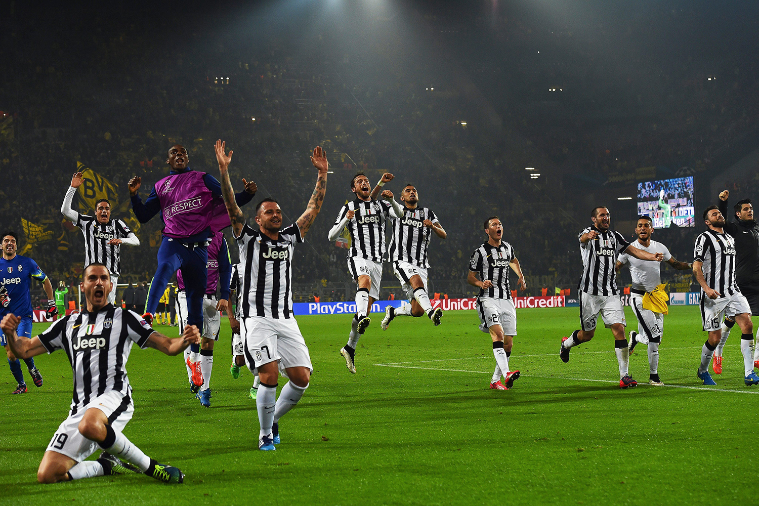 La Juventus enmudece a Dortmund