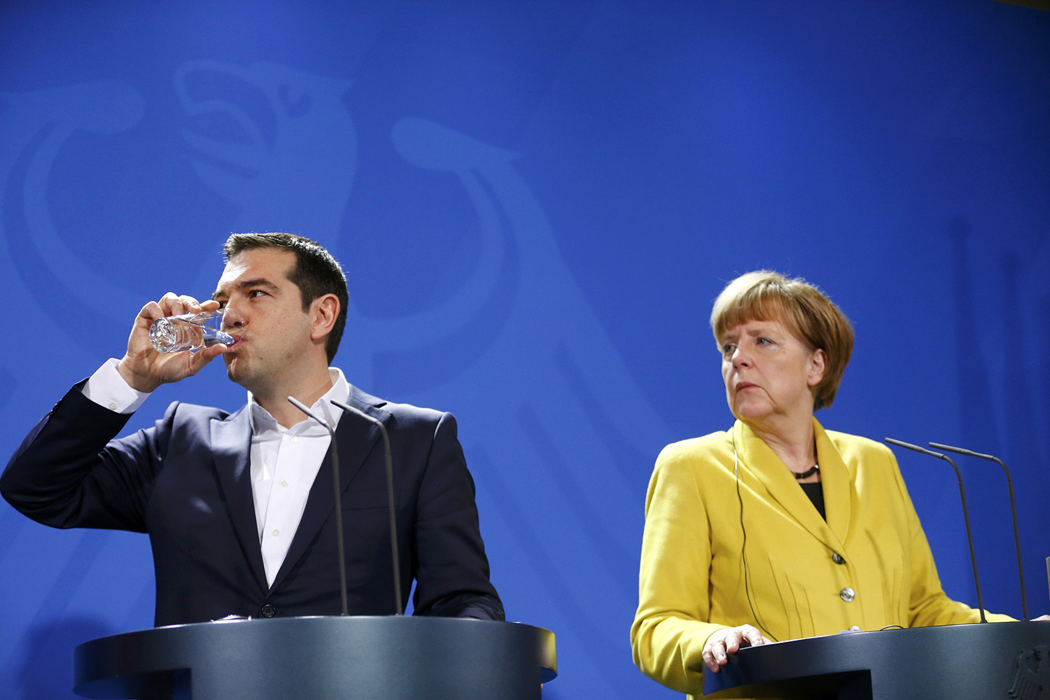 Merkel y Tsipras constatan sus diferencias en Berlín