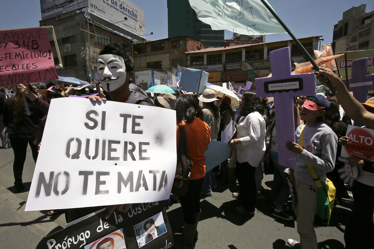 Bolivia ha registrado 8.000 denuncias de violencia contra la mujer en 2015